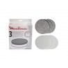 jeux de 3 filtres anti-odeurs Friteuse MOULINEX